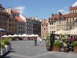 Warschau - Blick in die Altstadt